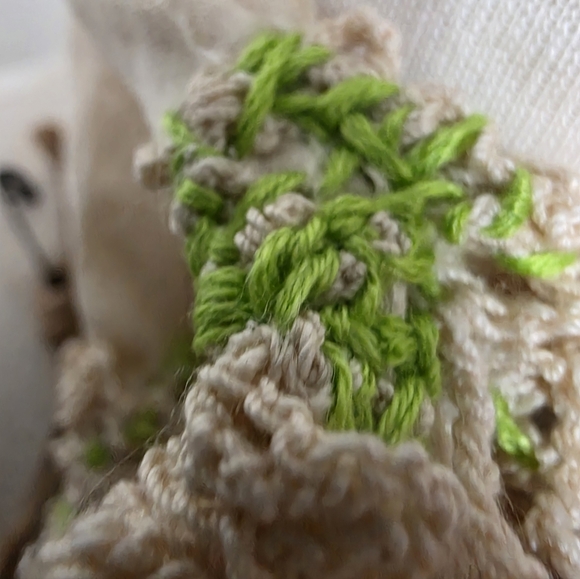 EASTER JABOT💐 SPRING💐 OVERLAY NWT OOAK - Picture 7 of 11